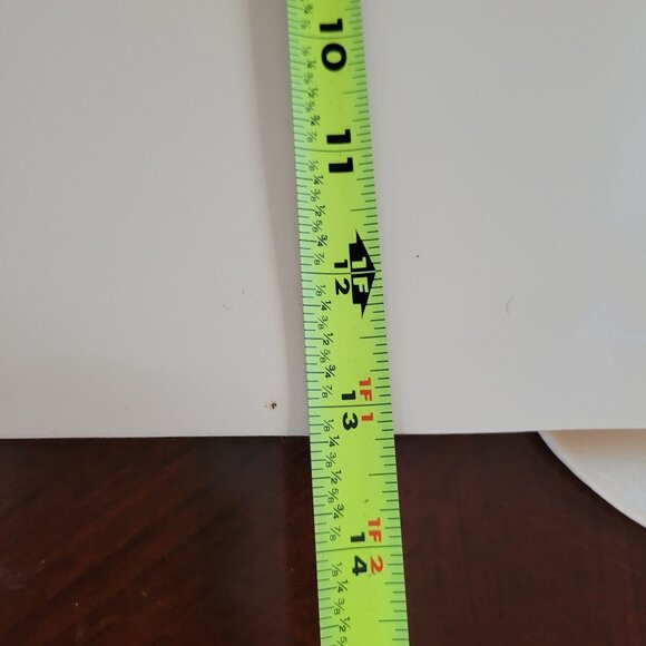 Set Of 6 Gloria Vanderbilt Ivory Scalloped Edge Melamine Oval Placemats 17" X 11 - Picture 6 of 6